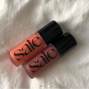 TWO Saie LIQUID BLUSHES Poppy and Dreamy. Makeup